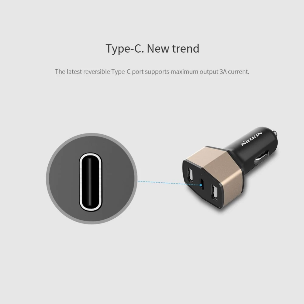 Automašīnas lādētāji Celerity Car Charger 3USB  melns