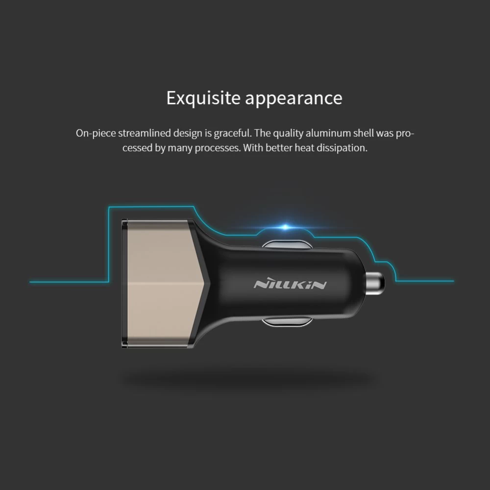 Automašīnas lādētāji Celerity Car Charger 3USB  melns