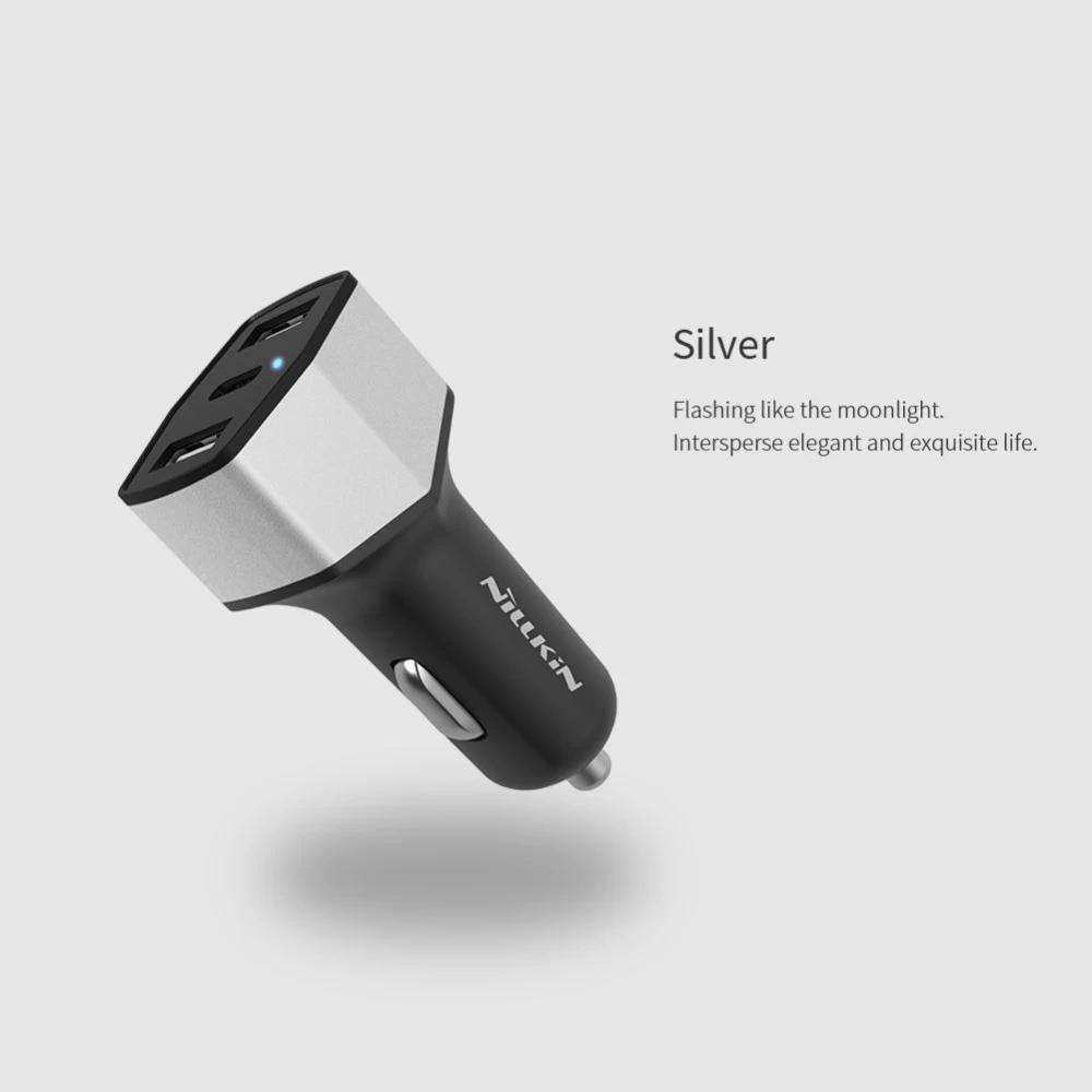Automašīnas lādētāji Celerity Car Charger 3USB  melns