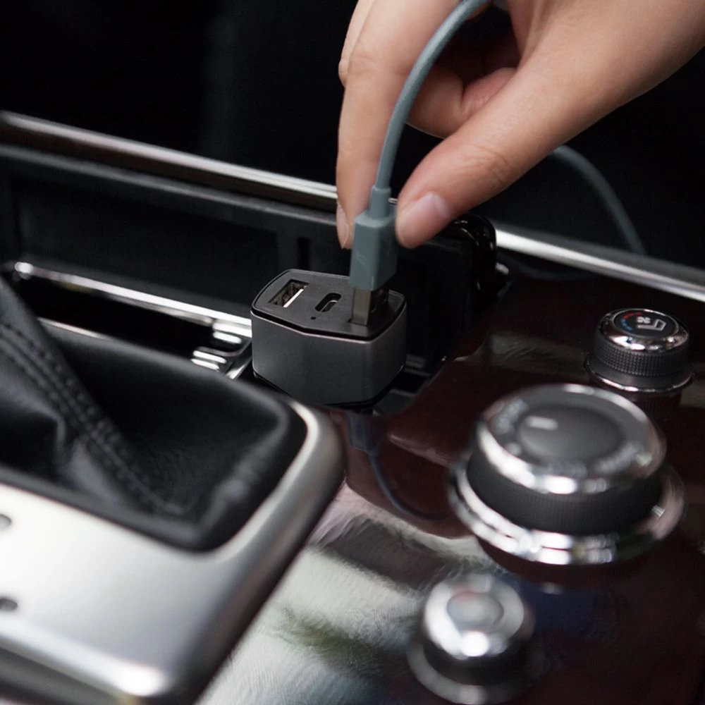 Automašīnas lādētāji Celerity Car Charger 3USB  melns