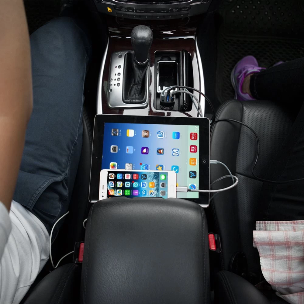 Automašīnas lādētāji Celerity Car Charger 3USB  melns