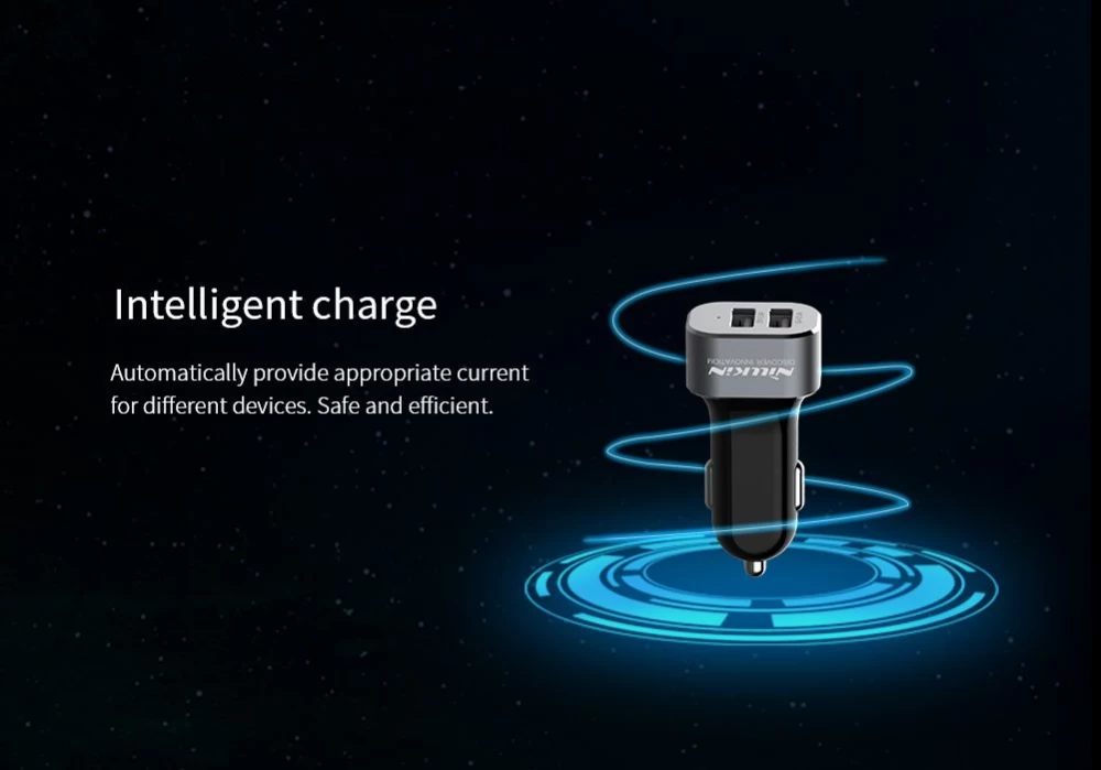  Automašīnas lādētāji PowerShare Car Charger  pelēks