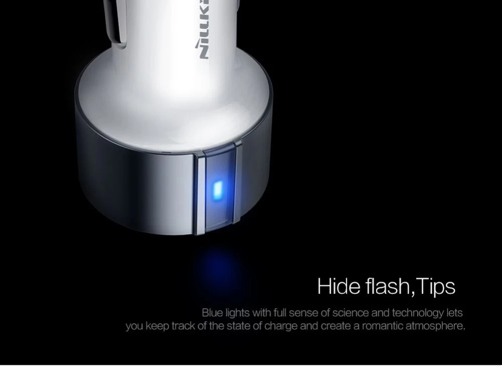 Automašīnas lādētāji Nillkin Vigor car charger  zeltīts