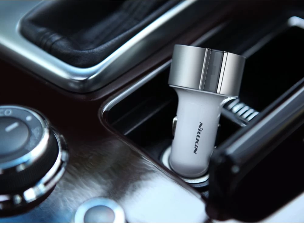 Automašīnas lādētāji Nillkin Vigor car charger  zeltīts