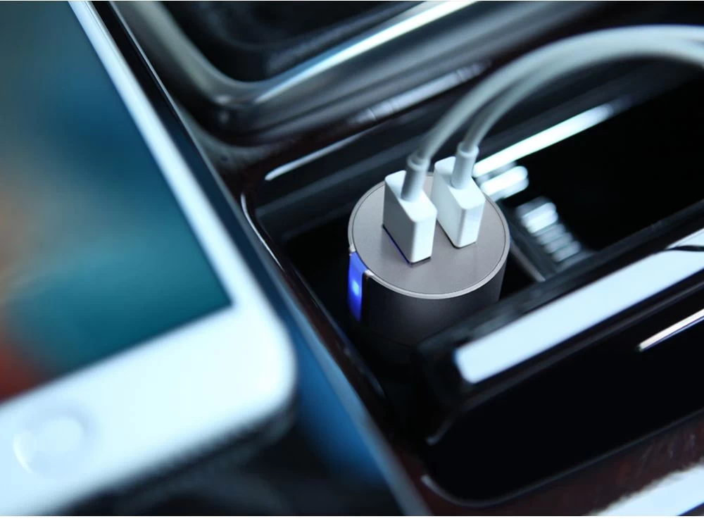 Automašīnas lādētāji Nillkin Vigor car charger  zeltīts