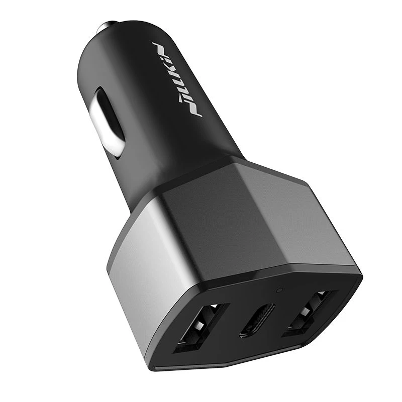 Automašīnas lādētāji Celerity Car Charger 3USB  melns