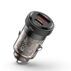 Tarvikud Autolaadija TECH-PROTECT CC45W 2-PORT CAR CHARGER PD45W/QC3.0  must