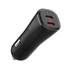  Automašīnas lādētāji SPIGEN EV502 ARCSTATION ESSENTIAL CAR CHARGER 50W  melns