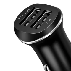  Automašīnas lādētāji XO MOBILE Double USB Car Charger  melns
