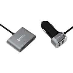  Automašīnas lādētāji PowerShare Car Charger  pelēks
