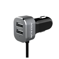  Automašīnas lādētāji PowerShare Car Charger  pelēks