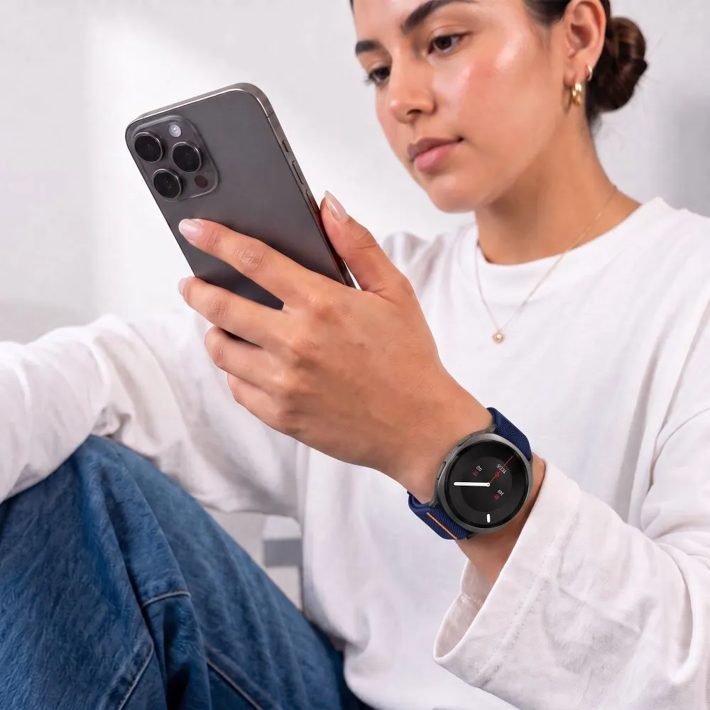 Samsung Galaxy Watch Ultra 47mm (24/25) Viedpulksteņu siksniņas zils TECH-PROTECT NYLON CLASP