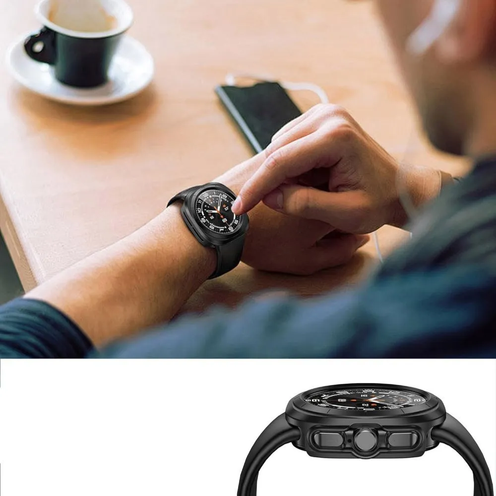 Samsung Galaxy Watch Ultra 47mm (24/25) skal, fodral svart TECH-PROTECT DEFENSE