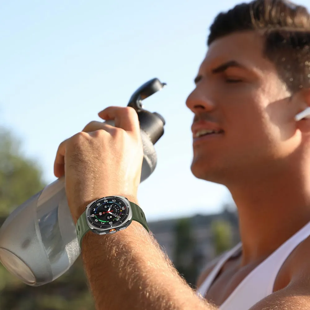 Samsung Galaxy Watch Ultra 47mm (24/25) siksniņa pelēks TECH-PROTECT SILICONE LINE