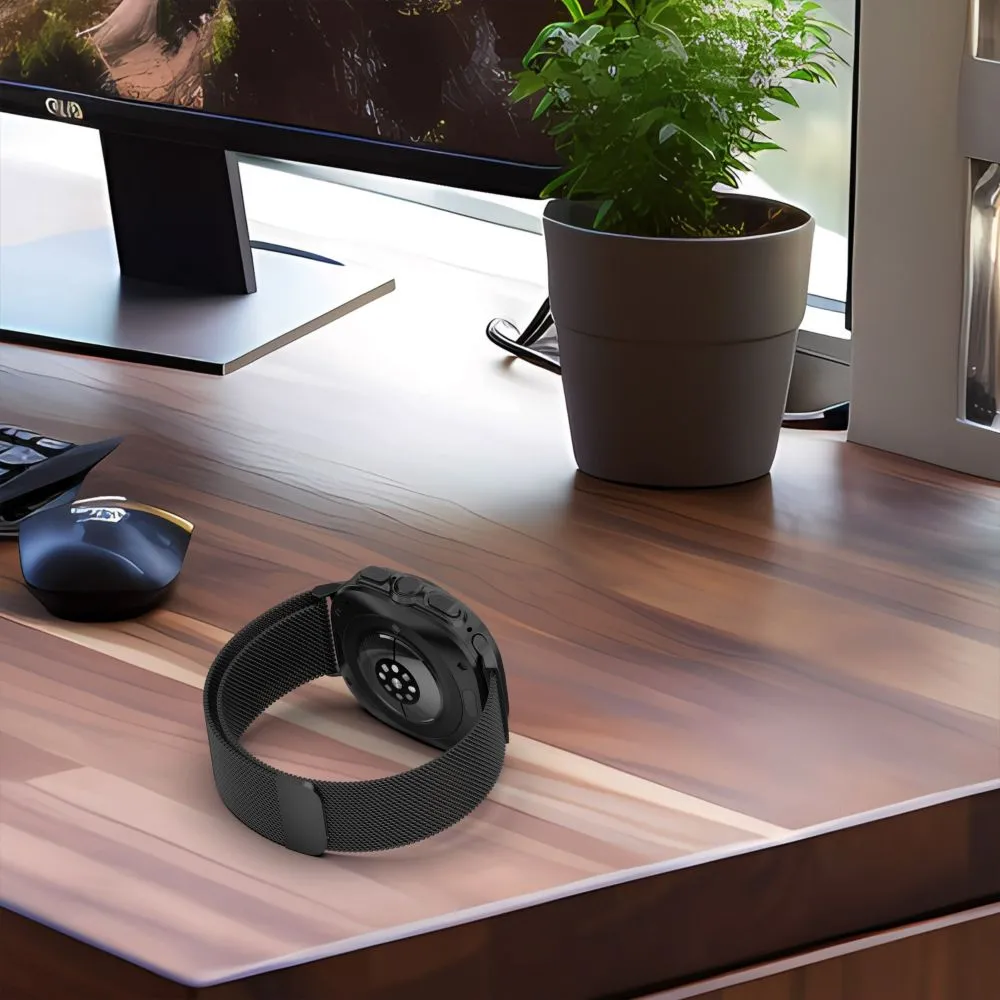 Samsung Galaxy Watch Ultra 47mm (24/25) siksniņa sudraba TECH-PROTECT MILANESEBAND