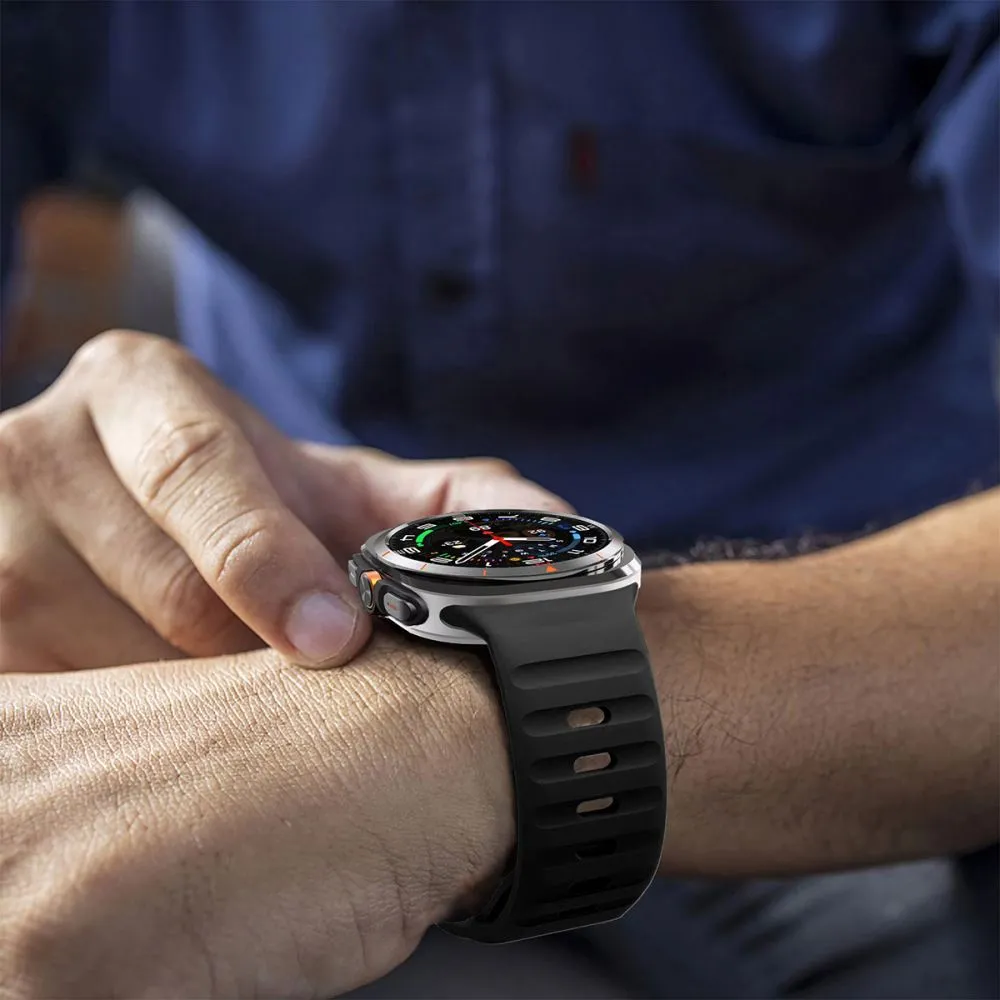 Samsung Galaxy Watch Ultra 47mm (24/25) skal, fodral blå TECH-PROTECT SILICONE LINE