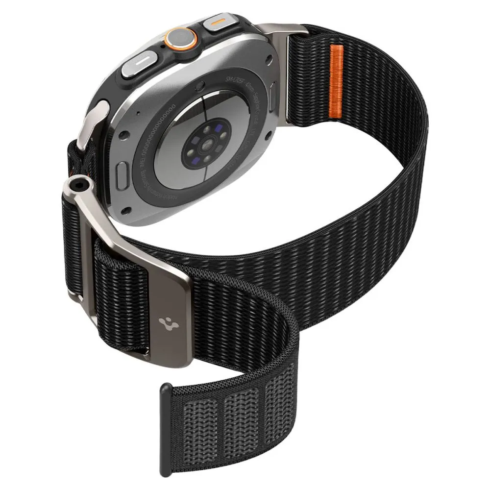 Samsung Galaxy Watch Ultra 47mm (24/25) Viedpulksteņu siksniņas melns SPIGEN DURAPRO FLEX