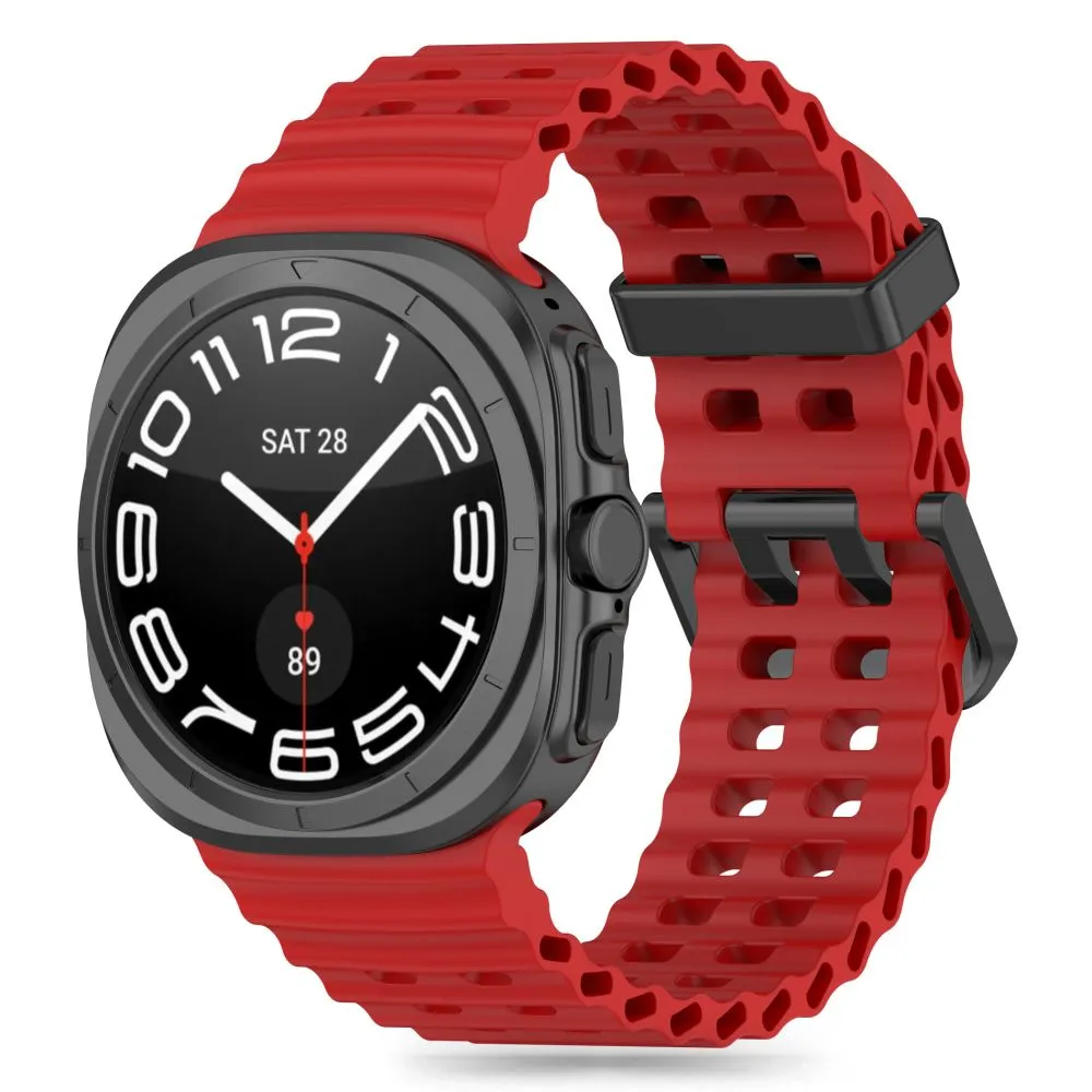 Samsung Galaxy Watch Ultra 47mm (24/25) skal, fodral röd TECH-PROTECT ICONBAND PRO