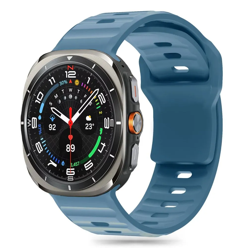 Samsung Galaxy Watch Ultra 47mm (24/25) skal, fodral blå TECH-PROTECT SILICONE LINE