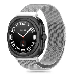 Samsung Galaxy Watch Ultra 47mm (24/25) siksniņa sudraba TECH-PROTECT MILANESEBAND