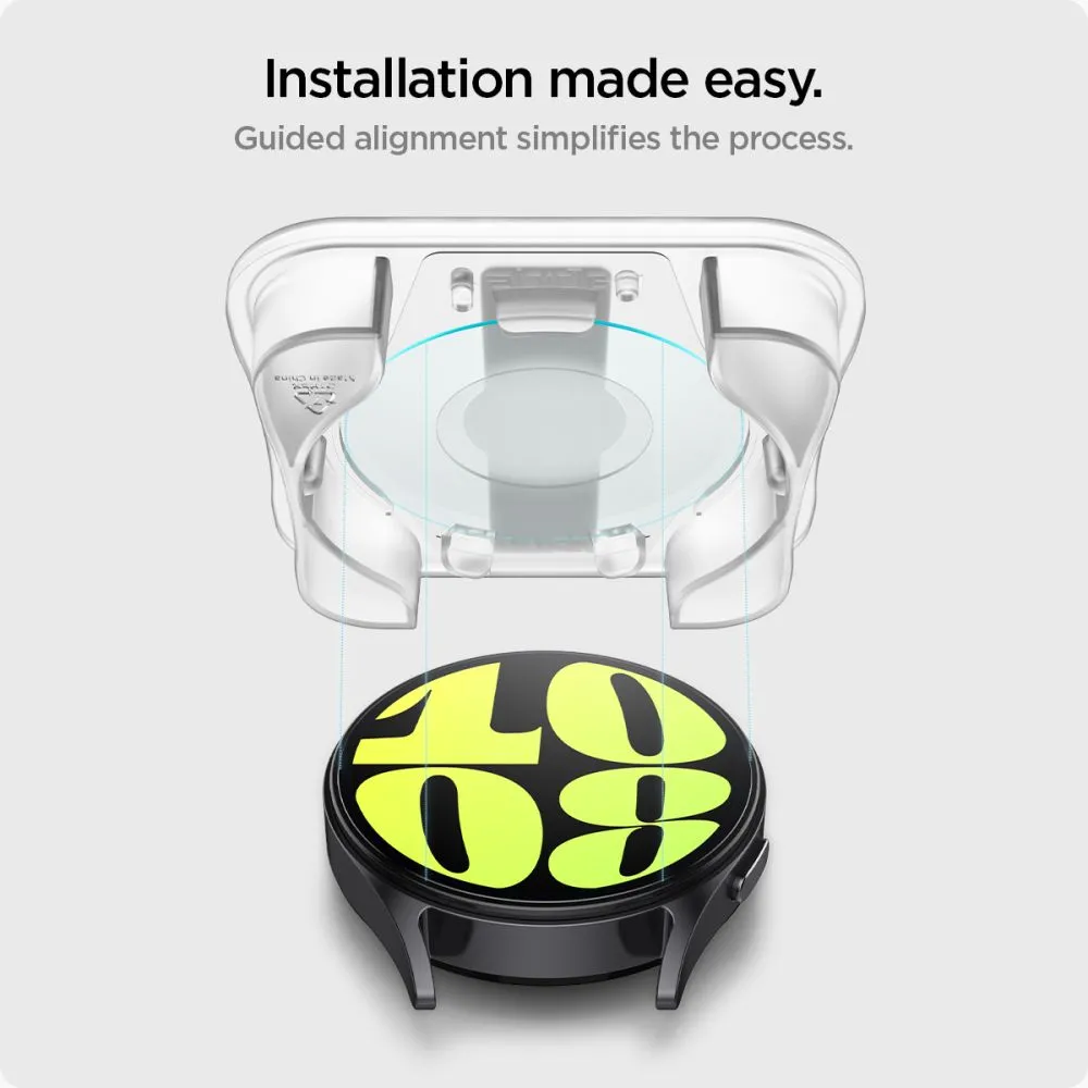 Samsung Galaxy Watch 7 защитное стекло  SPIGEN GLAS.TR ”EZ-FIT” 2-PACK (40 MM)