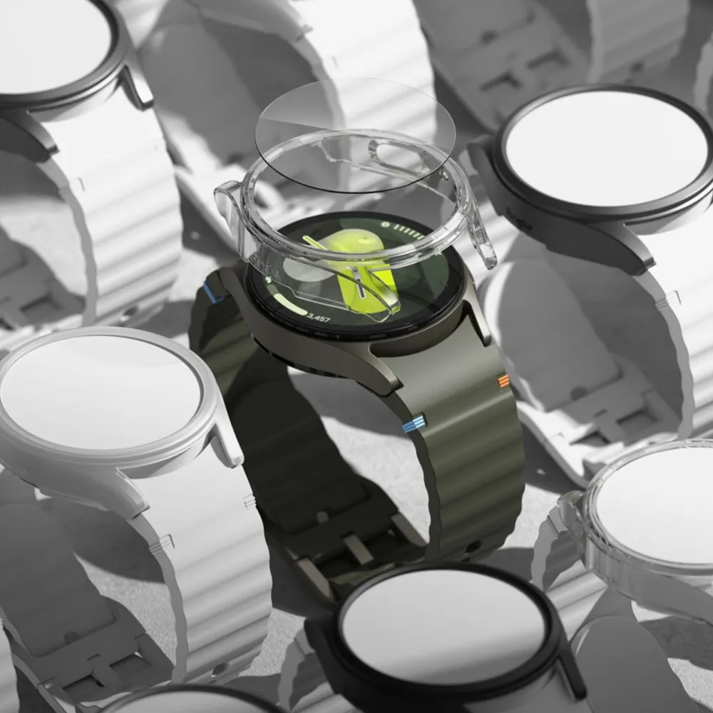 Samsung Galaxy Watch 7 защитное стекло  RINGKE SLIM & TEMPERED GLASS (44 MM)