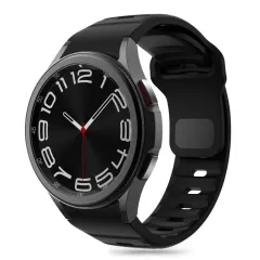 Samsung Galaxy Watch 7 siksniņa melns TECH-PROTECT SILICONE LINE
