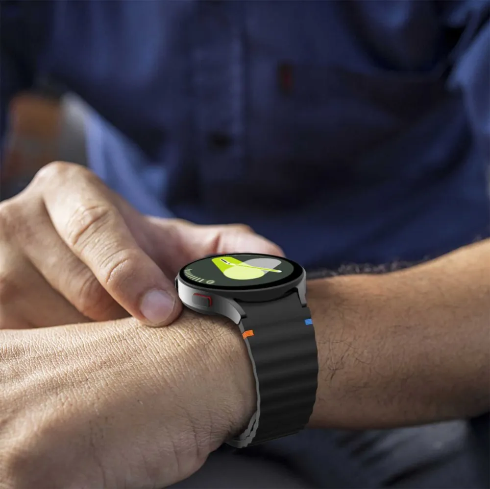 Samsung Galaxy Watch FE siksniņa melns TECH-PROTECT SILICONE SPORT