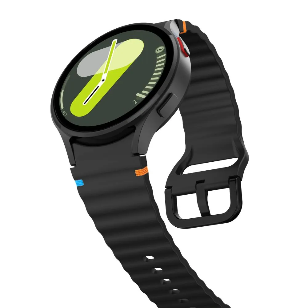 Samsung Galaxy Watch FE siksniņa melns TECH-PROTECT SILICONE SPORT