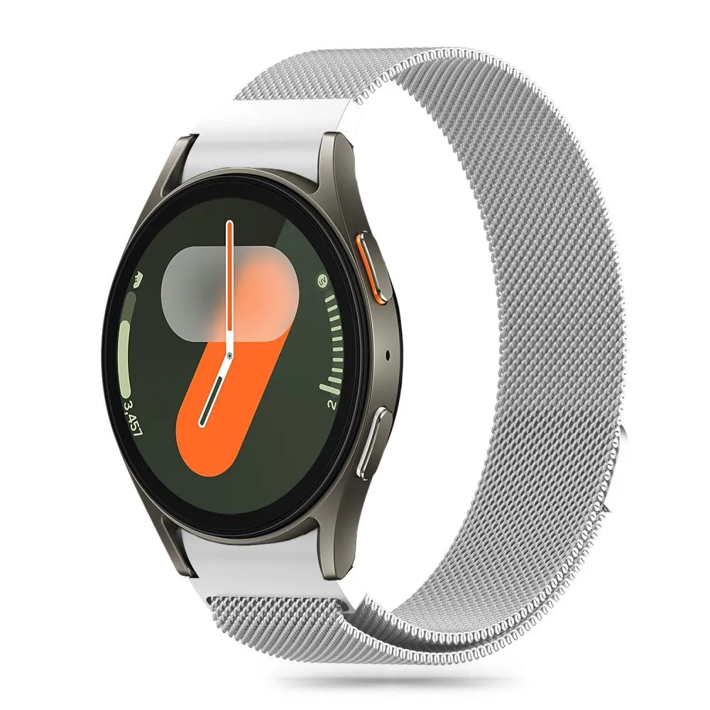 Samsung Galaxy Watch FE siksniņa sudraba TECH-PROTECT MILANESEBAND