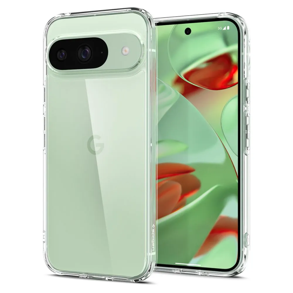 Google Pixel 9 dėklas skaidrus SPIGEN ULTRA HYBRID