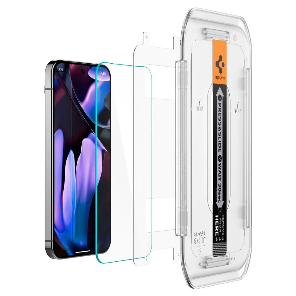 Google Pixel 9 Pro aizsargstikls  SPIGEN GLAS.TR ”EZ FIT” 2-PACK