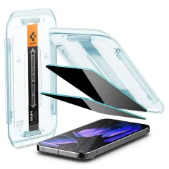 Google Pixel 9 Pro aizsargstikls  SPIGEN GLAS.TR ”EZ FIT” PRIVACY 2-PACK