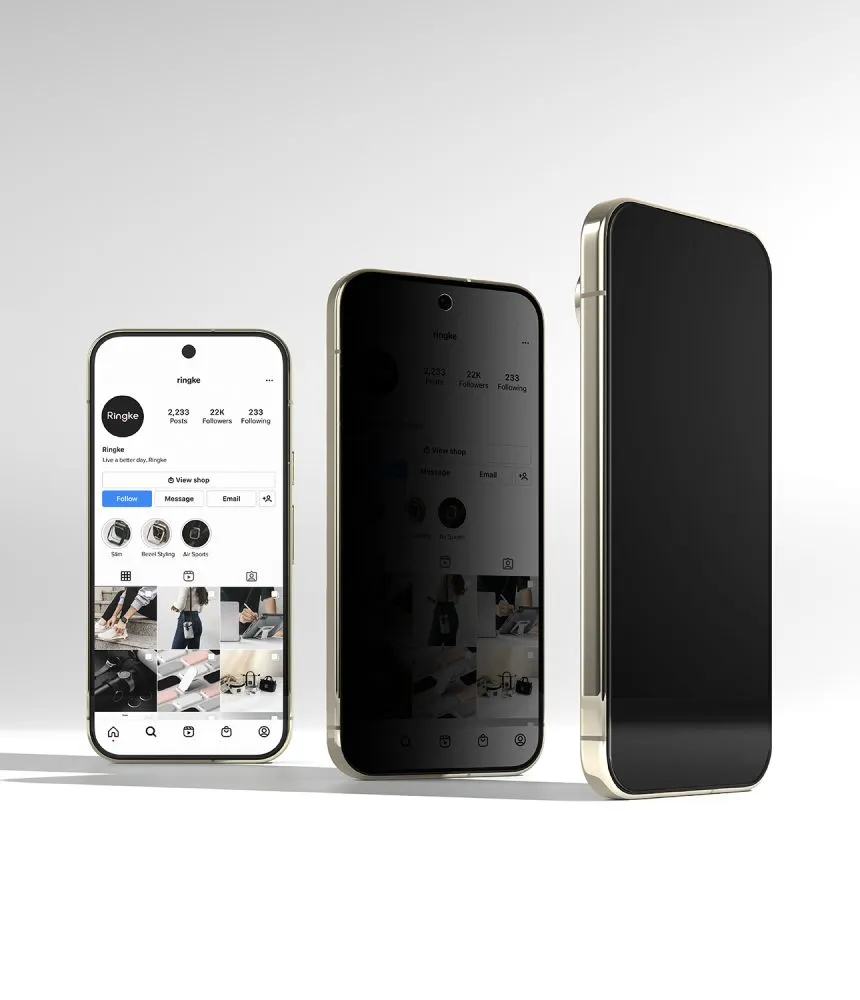 Google Pixel 9 Pro XL skärmskydd  RINGKE EASY SLIDE PRIVACY 2-PACK