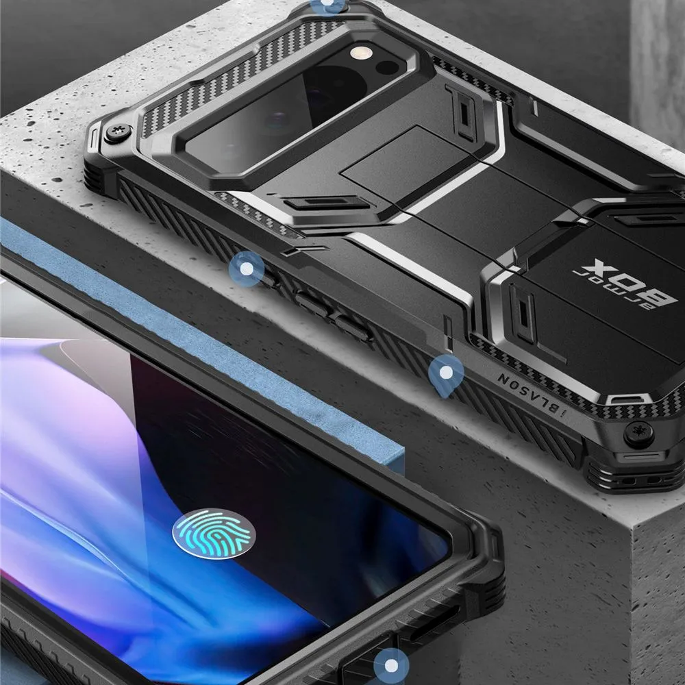 Google Pixel 9 Pro XL vāciņš melns SUPCASE IBLSN ARMORBOX