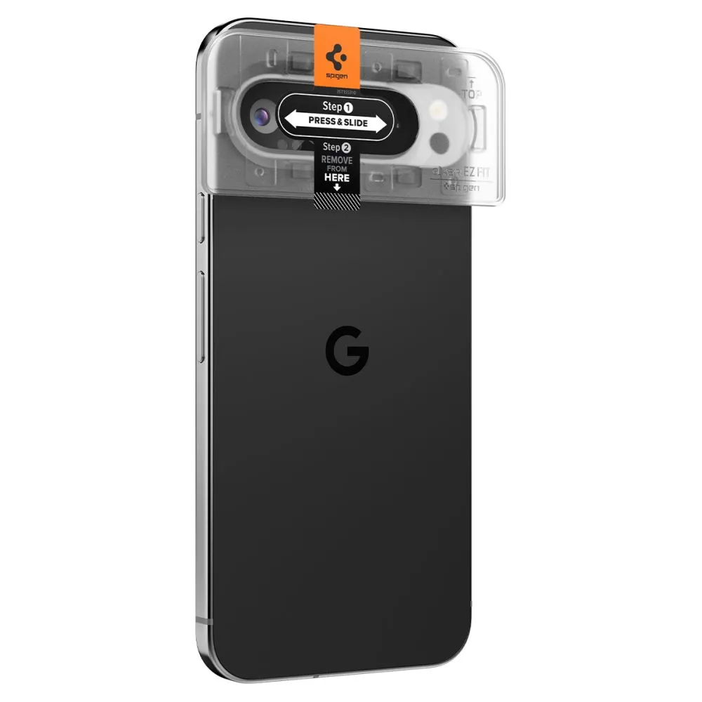 Google Pixel 9 Pro XL aizsargstikls  SPIGEN OPTIK.TR ”EZ FIT” CAMERA PROTECTOR 2-PACK