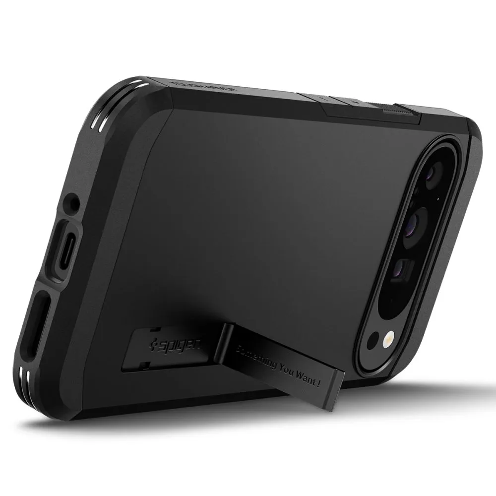 Google Pixel 9 Pro XL vāciņš melns SPIGEN TOUGH ARMOR