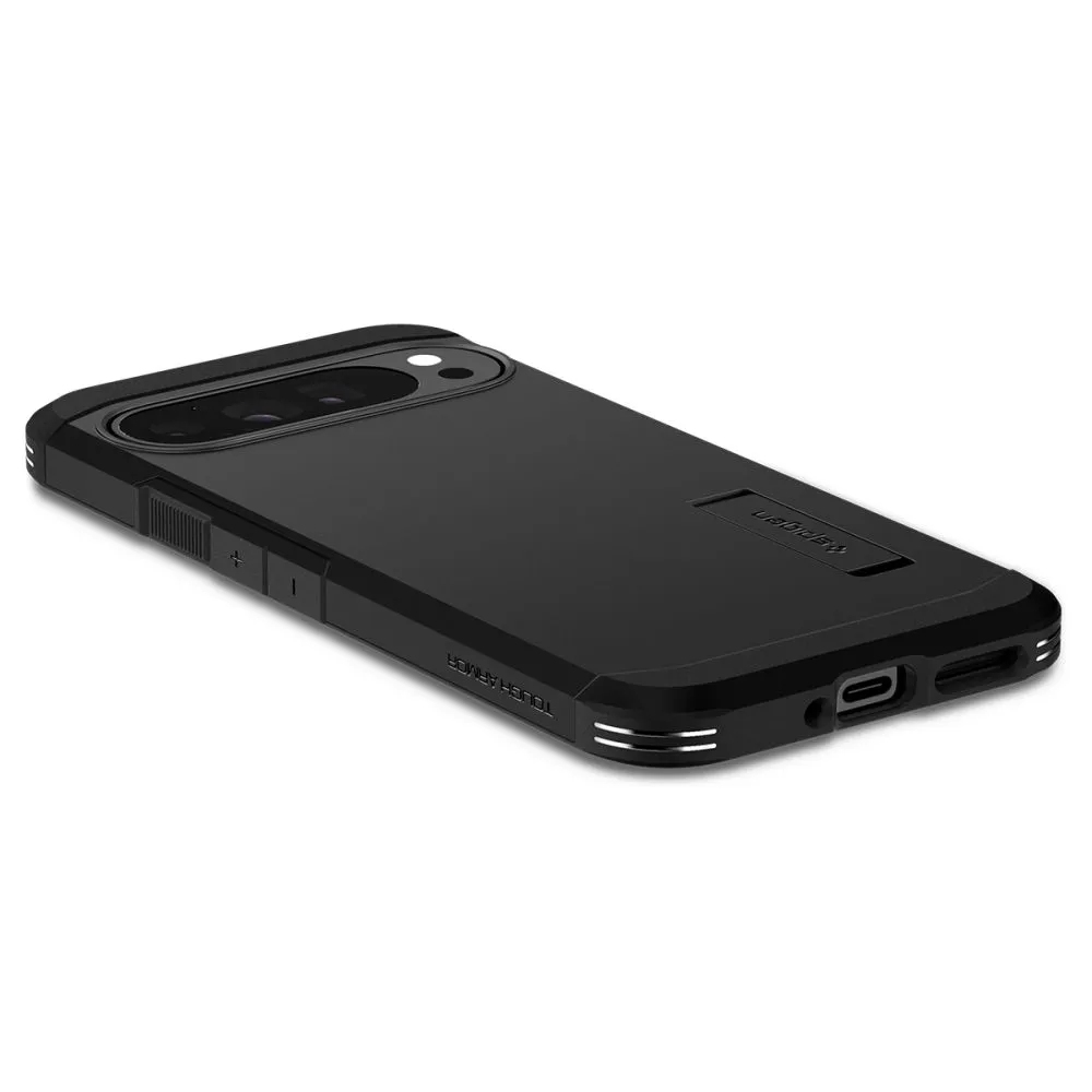 Google Pixel 9 Pro XL vāciņš melns SPIGEN TOUGH ARMOR