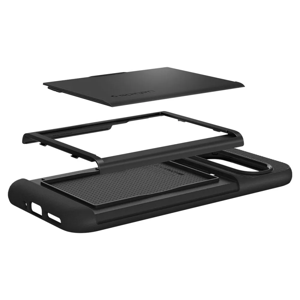 Google Pixel 9 Pro XL vāciņš melns SPIGEN SLIM ARMOR CS