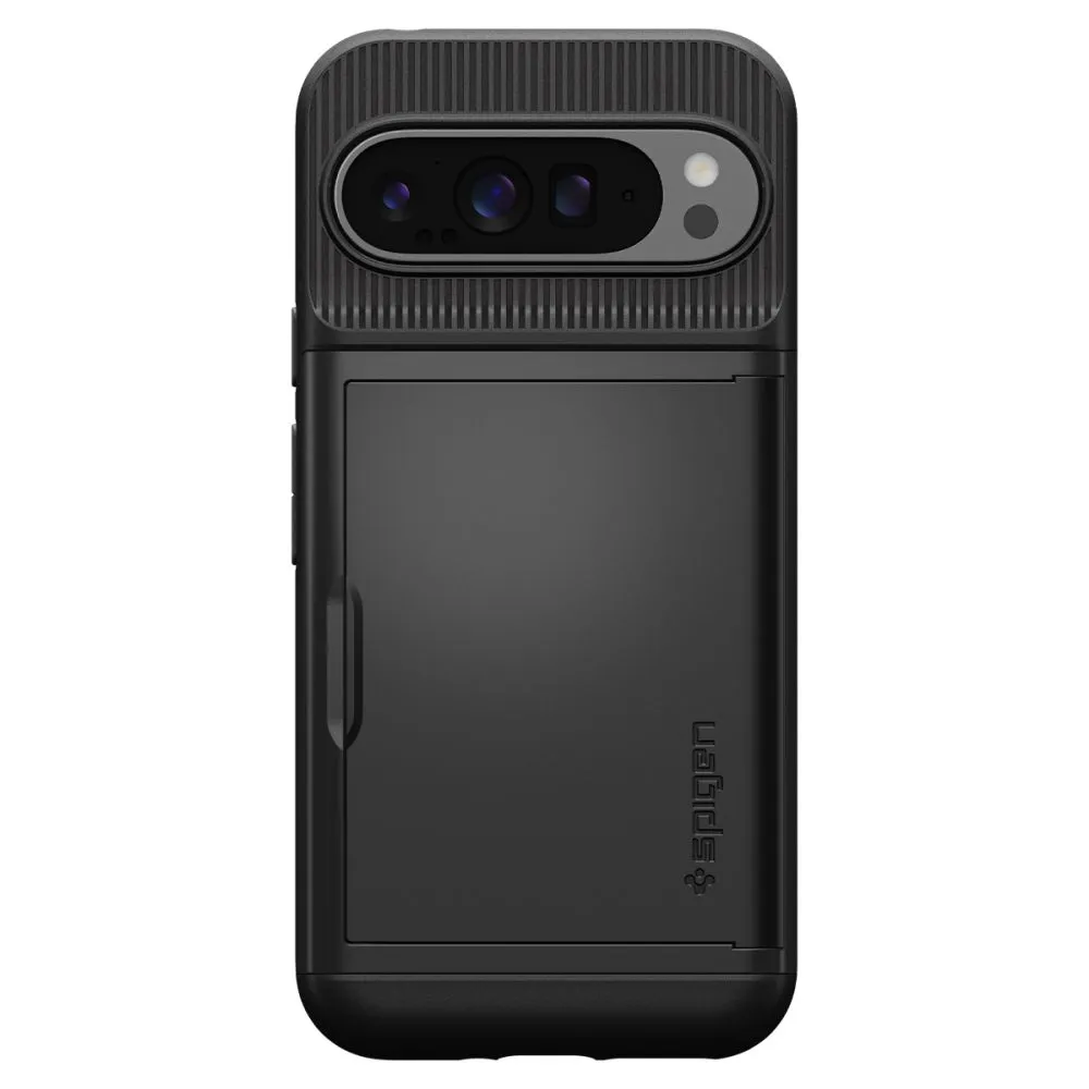 Google Pixel 9 Pro XL vāciņš melns SPIGEN SLIM ARMOR CS