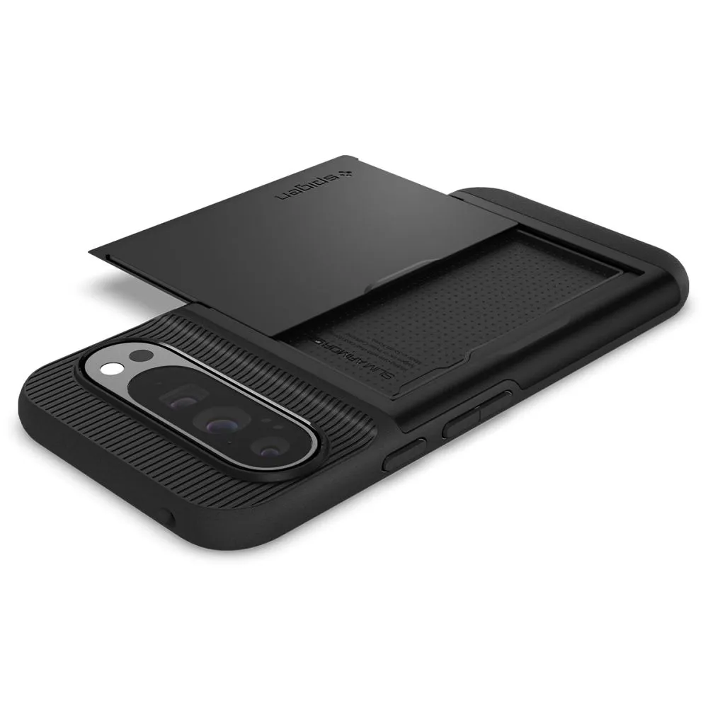 Google Pixel 9 Pro XL vāciņš melns SPIGEN SLIM ARMOR CS