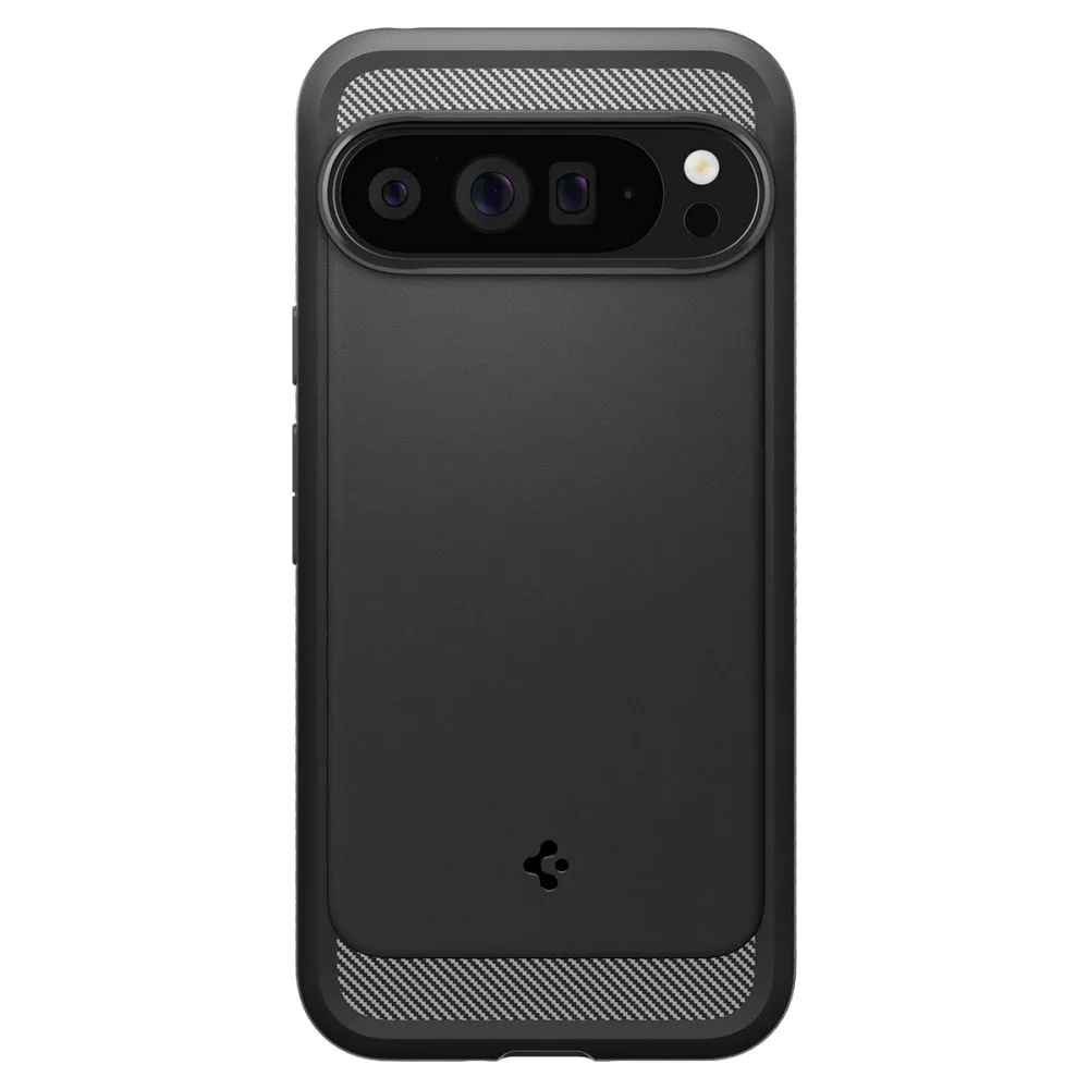 Google Pixel 9 Pro XL vāciņš melns SPIGEN RUGGED ARMOR