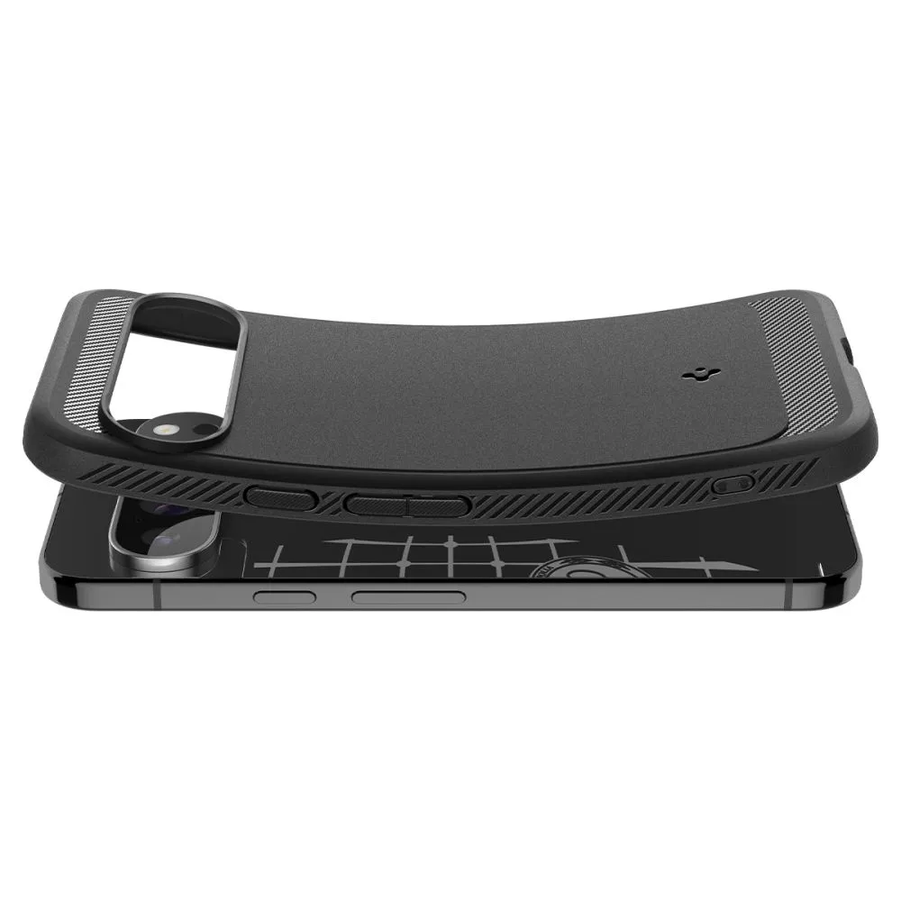 Google Pixel 9 Pro XL vāciņš melns SPIGEN RUGGED ARMOR