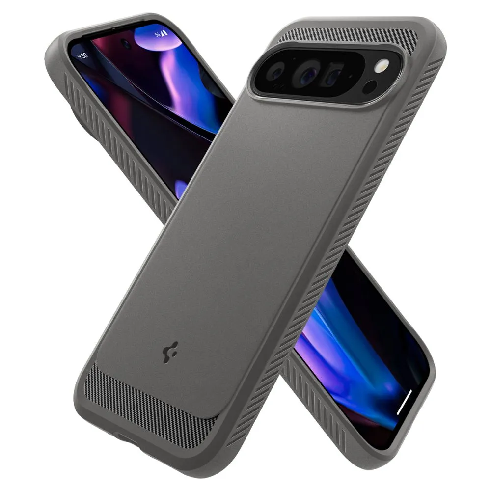 Google Pixel 9 Pro XL vāciņš pelēks SPIGEN RUGGED ARMOR