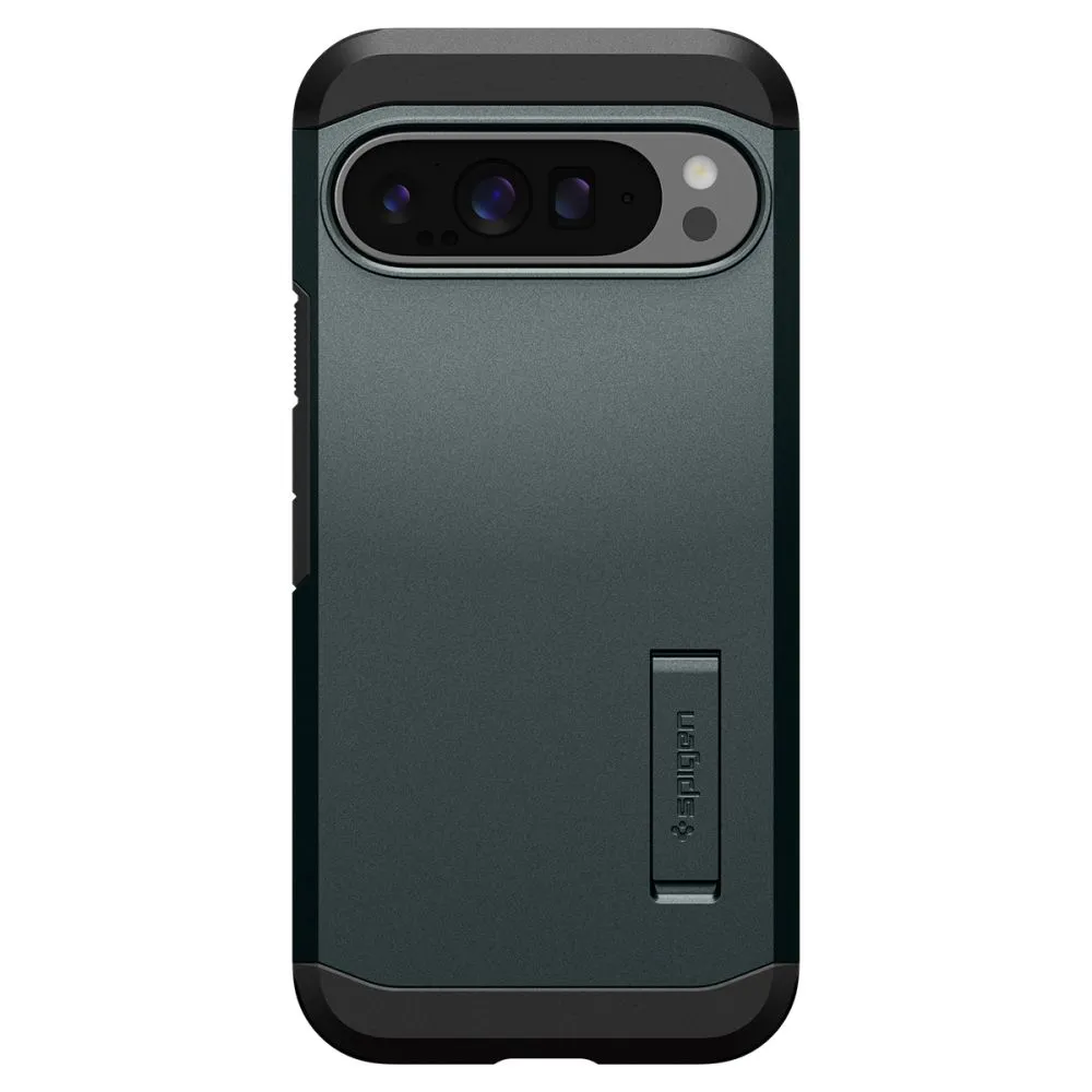 Google Pixel 9 Pro XL vāciņš zaļš SPIGEN TOUGH ARMOR