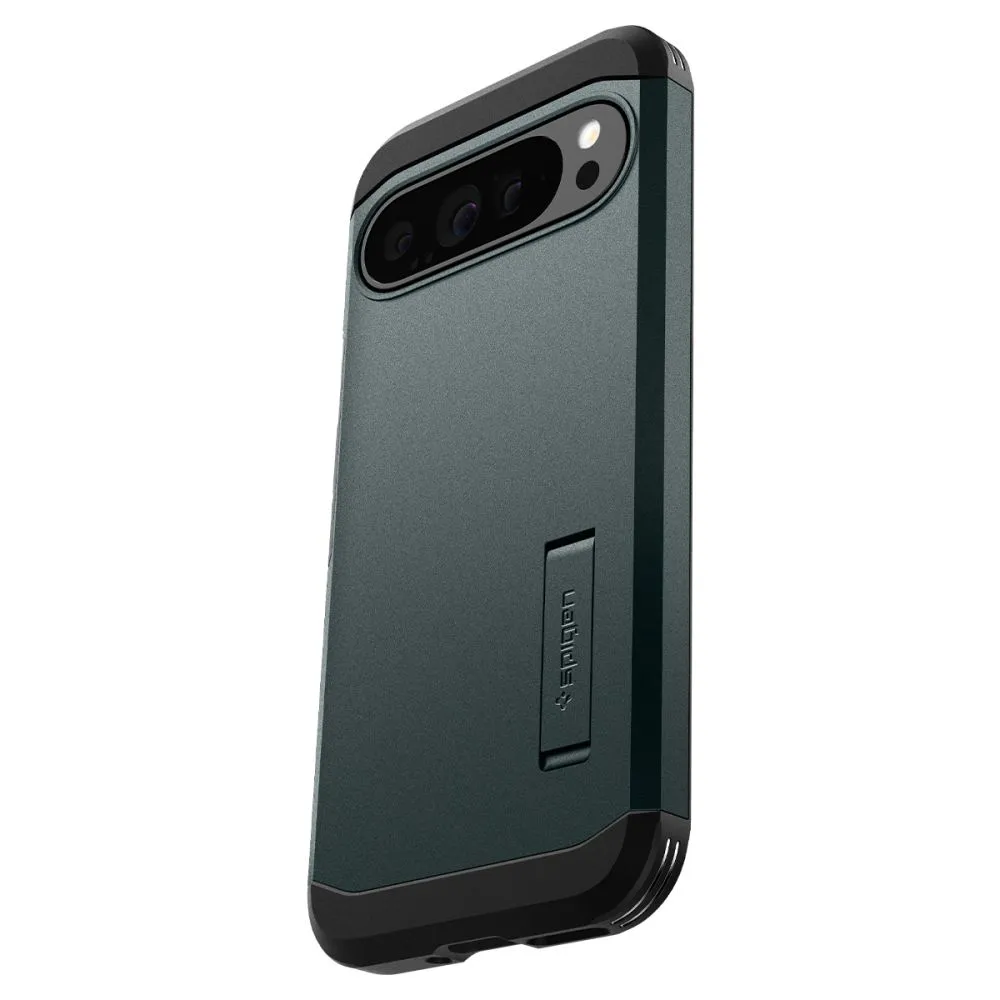 Google Pixel 9 Pro XL vāciņš zaļš SPIGEN TOUGH ARMOR