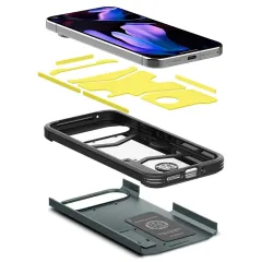 Google Pixel 9 Pro XL skal grön SPIGEN TOUGH ARMOR