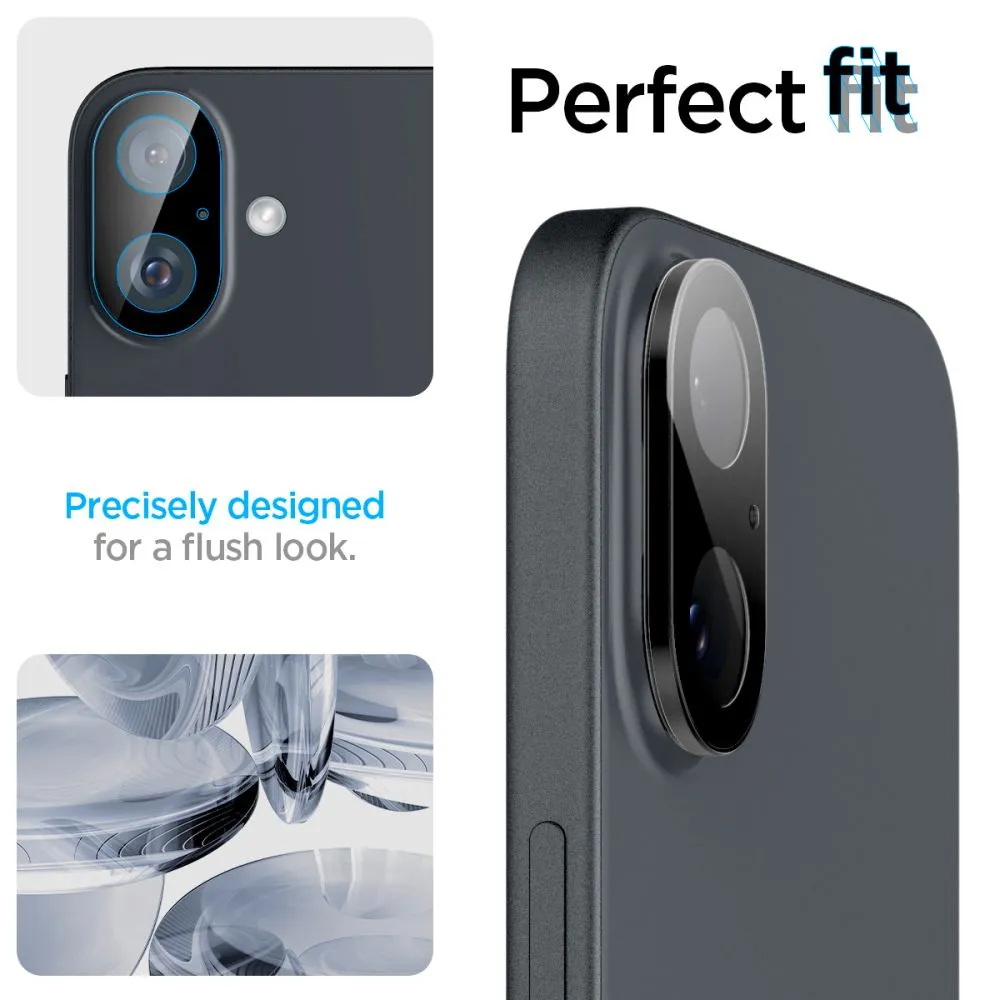Apple iPhone 16 apsauginis stiklas  SPIGEN OPTIK GLAS.TR CAMERA PROTECTOR 2-PACK
