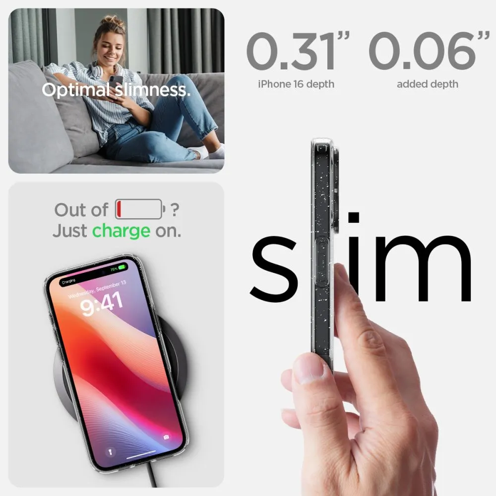 Apple iPhone 16 vāciņš  SPIGEN LIQUID CRYSTAL