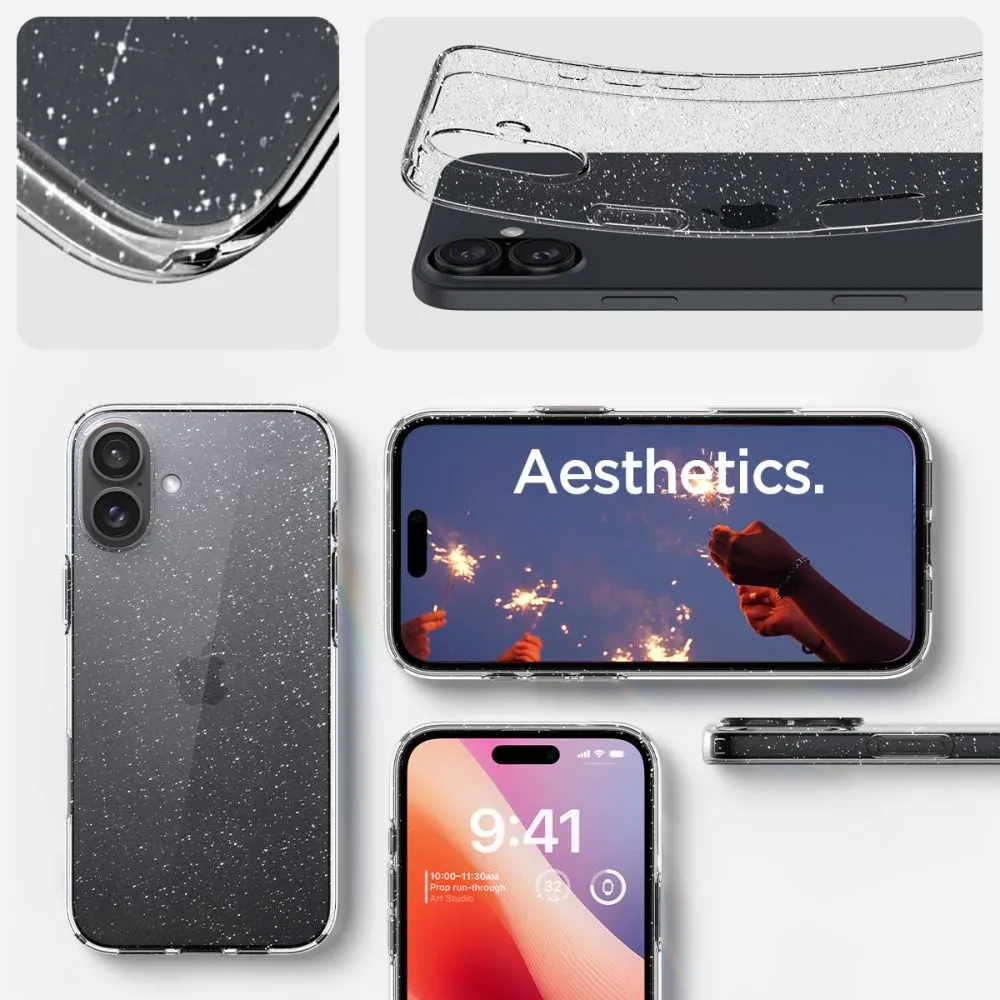 Apple iPhone 16 vāciņš  SPIGEN LIQUID CRYSTAL
